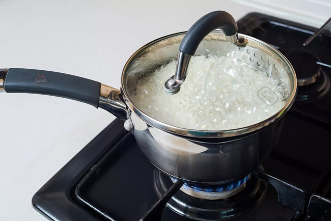 Lưu ý khi nấu cháo trắng bằng bếp gas