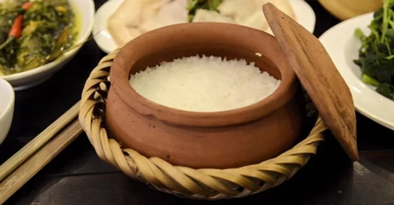 nấu cơm niêu bằng bếp ga